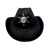 SOMBRERO VAQUERO SHERIFF NEGRO